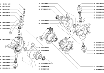290784-П29 Болт M10x1x30 специальный УАЗ Патриот 3163 (2007г) схема фото