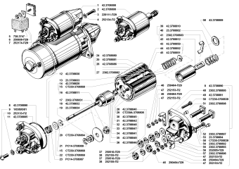 УАЗ Патриот 3160 Стартер схема